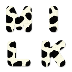 Cow_pattern alphabet