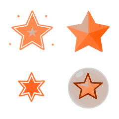 Night sky stars collection(Orange)