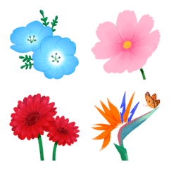 Various flower Emoji