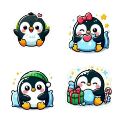 Q version of Penguin-Vibrant Hair Ball