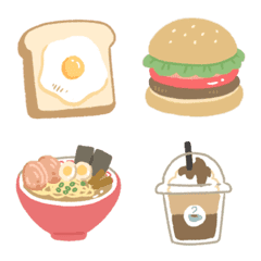 อิโมจิไลน์ loose feeling food emoji