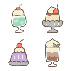 อิโมจิไลน์ yuru creamsoda kabiemoji