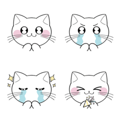 อิโมจิไลน์ Cat Emoji Meow