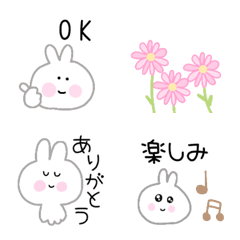 อิโมจิไลน์ rabbit emojiii