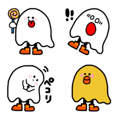 อิโมจิไลน์ Halloween ghost life