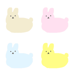 อิโมจิไลน์ mochi rabbit Emoji+