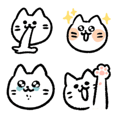 อิโมจิไลน์ manmaru cat emoji