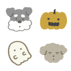 schnauzer Emoji autumn