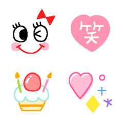 懐かし可愛い♡デコ絵文字