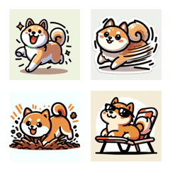 อิโมจิไลน์ Shiba Wisdom Emoji