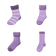 I like funny socks(Purple)