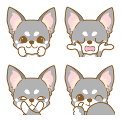 อิโมจิไลน์ Happydog-towa-Emoji2 -toYvu-