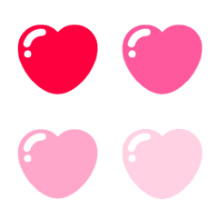 anime heart round