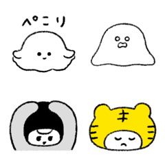 Emoji kigurumi and obakechan