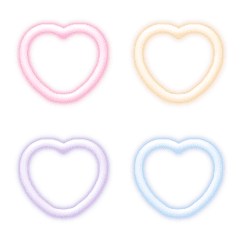 blink neon style heart