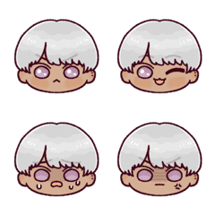 cute emoji(silver2-2)