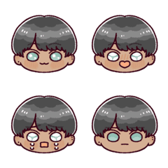 cute emoji(black hair2-1)