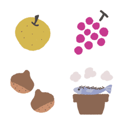 Move! Autumn/winter simple emoji. (164)