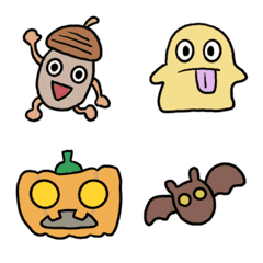 Autumn cute emoji !