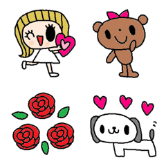 (Various emoji 780adult cute simple)