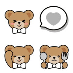 Teddy Bear Face EMOJI[WHITE]