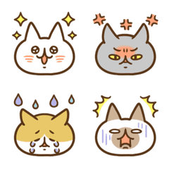 Cat emoji without text