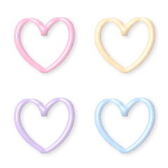 blink bevel marker heart