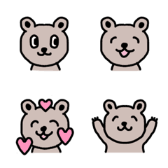 อิโมจิไลน์ The bear, castanet Emoji