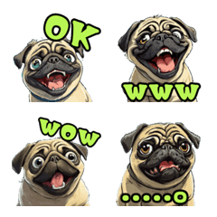 Pug emoji for everyday use