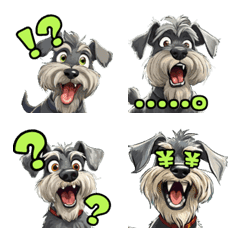 Schnauzer emoji for every day