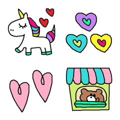 (Various emoji 782adult cute simple)