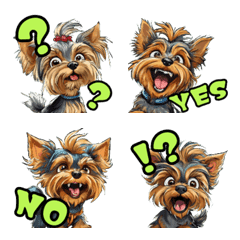 Yorkshire Terrier Emoji for every day