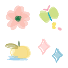 Flowers, butterflies, and pastels