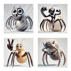 Silk Spider's Cute Poses