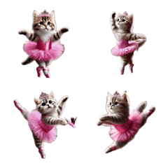 Cyberian kitten ballerina