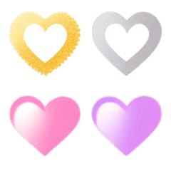 French Lovely Heart Emoji