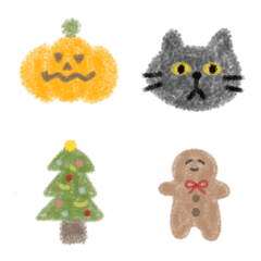 อิโมจิไลน์ Halloween&Xmas