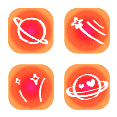 Psychedelic space world(Orange)