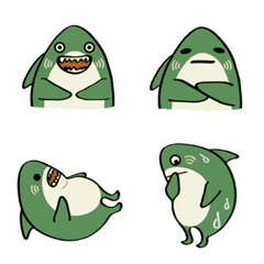 Funny Emoji Stickers(green)