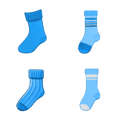 I like funny socks(sky blue)