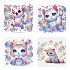 Bubble Cat Emojis