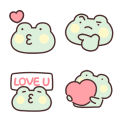 Lazynfatty - GuaGua Frog Emoji