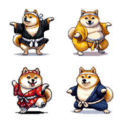 japanese festival fat shiba emoji