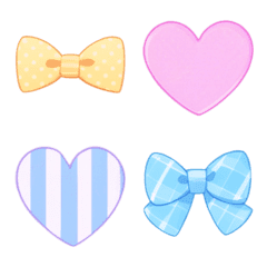 Pastel Checkered Heart Emoji