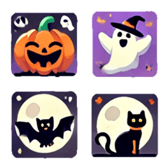 Cute Halloween Emojis