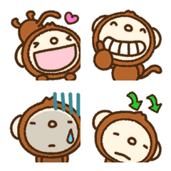 yuko's monkey Emoji