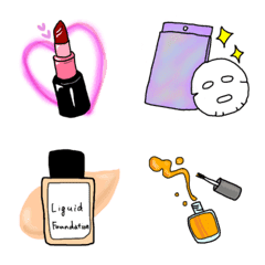 cute make up emoji