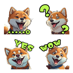 อิโมจิไลน์ Shiba Inu Emoji for everyday use