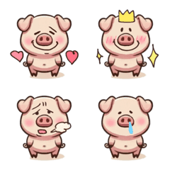 Popular pig is cute