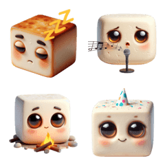 Cute Tofu Emoji Pack